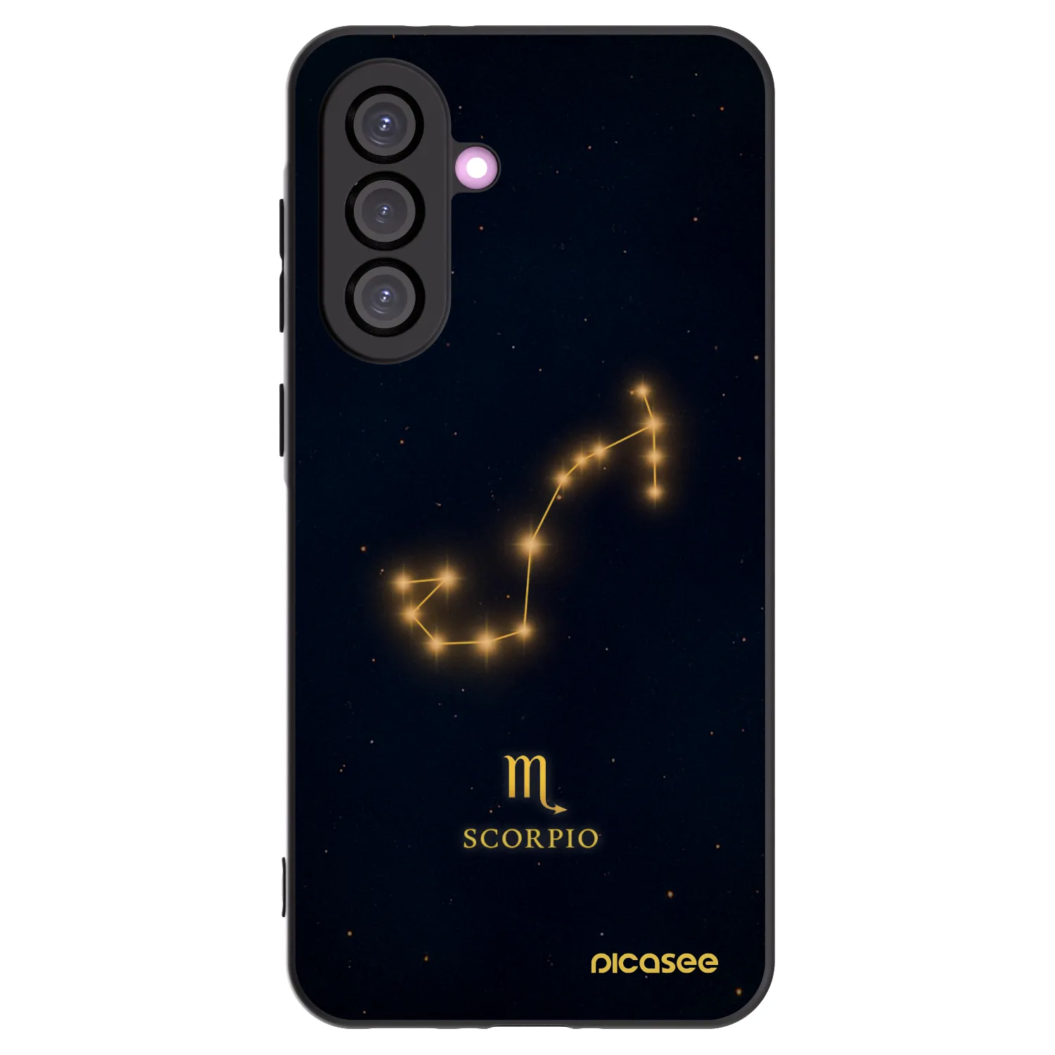 Picasee Samsung Galaxy A36 5G Hülle - Schwarzes Silikon - SCORPIO