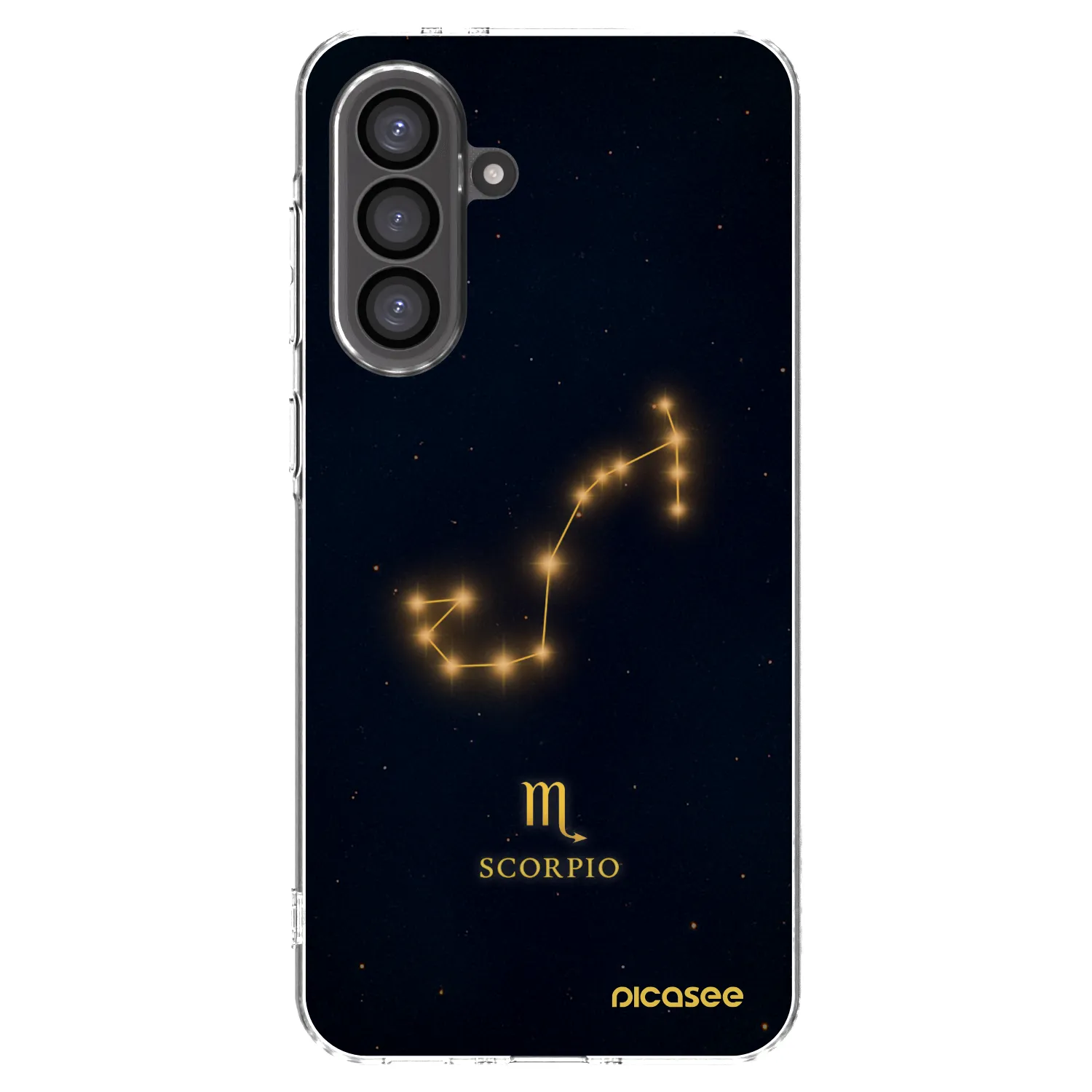 Picasee Samsung Galaxy A36 5G Hülle - Transparentes Silikon - SCORPIO
