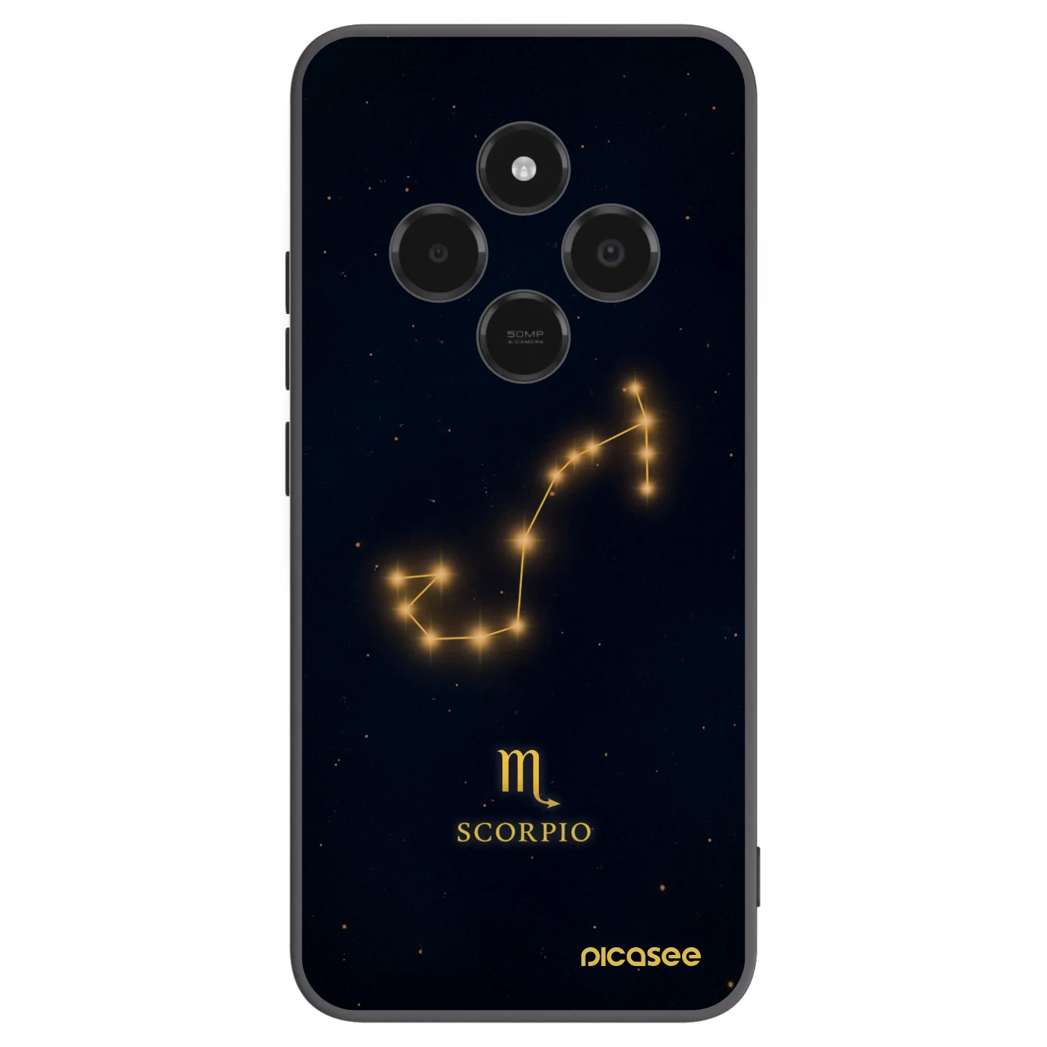 Picasee Xiaomi Poco C75 Hülle - Schwarzes Silikon - SCORPIO
