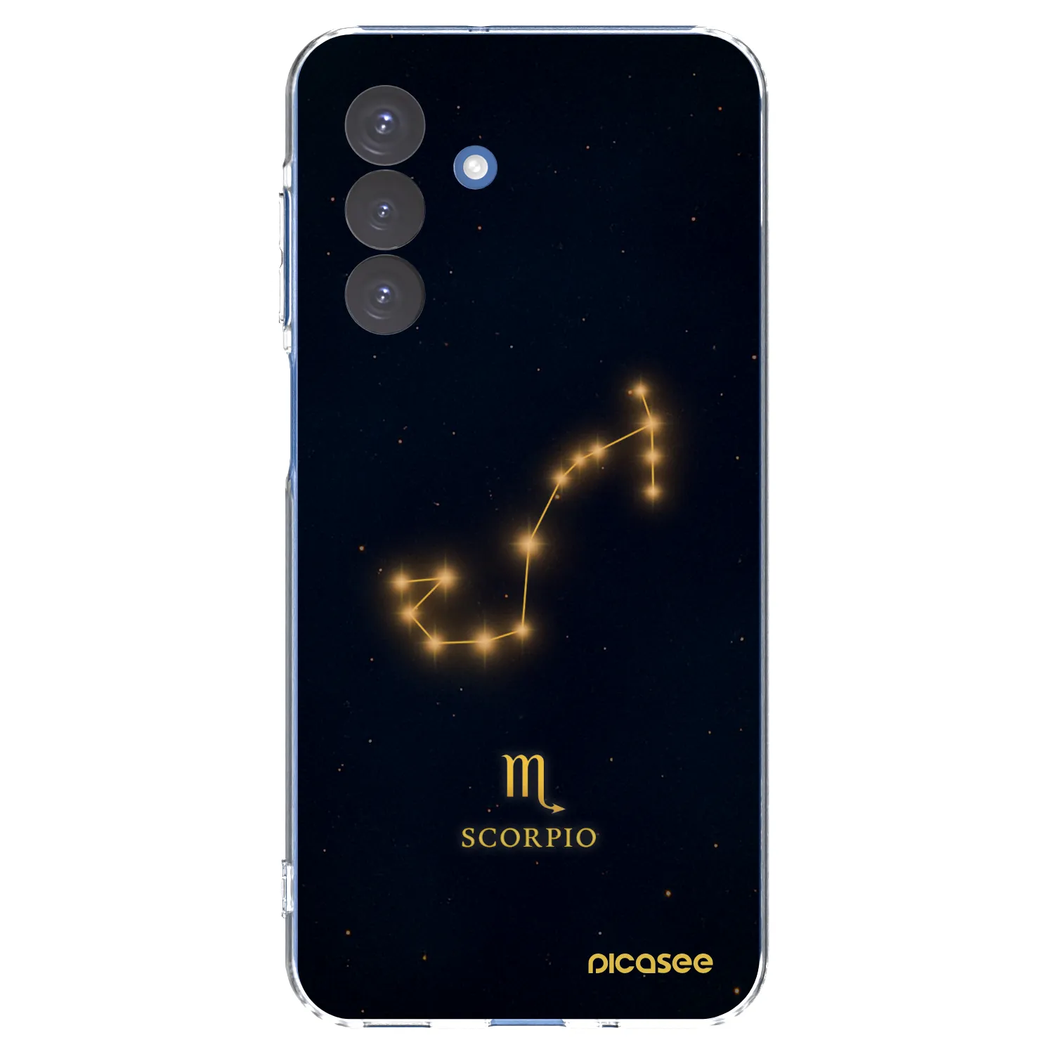 Picasee Samsung Galaxy A17 5G Hülle - Transparentes Silikon - SCORPIO