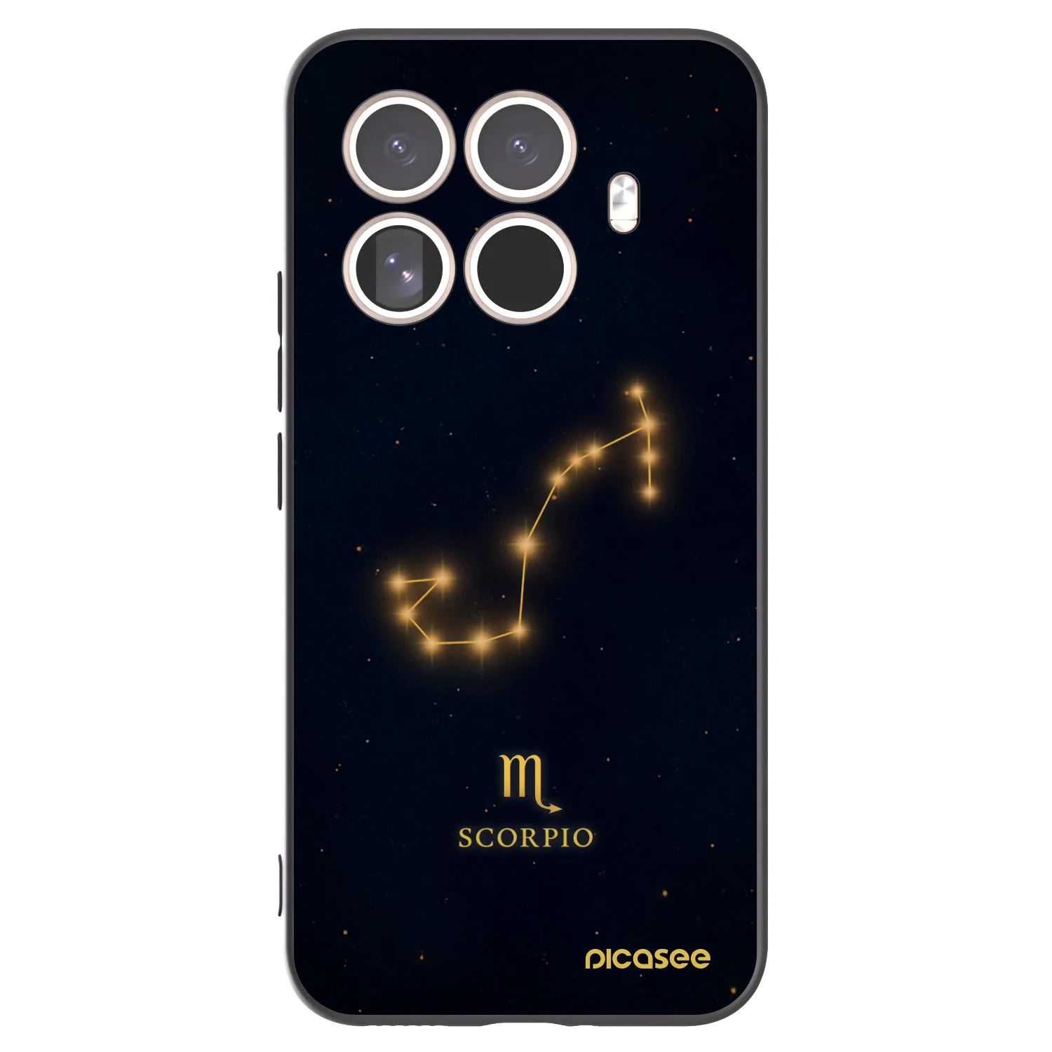 Picasee Xiaomi 15T Pro Hülle - Schwarzes Silikon - SCORPIO
