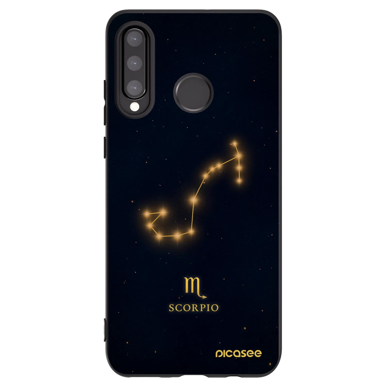 Picasee Huawei P30 Lite Hülle - Schwarzes Silikon - SCORPIO