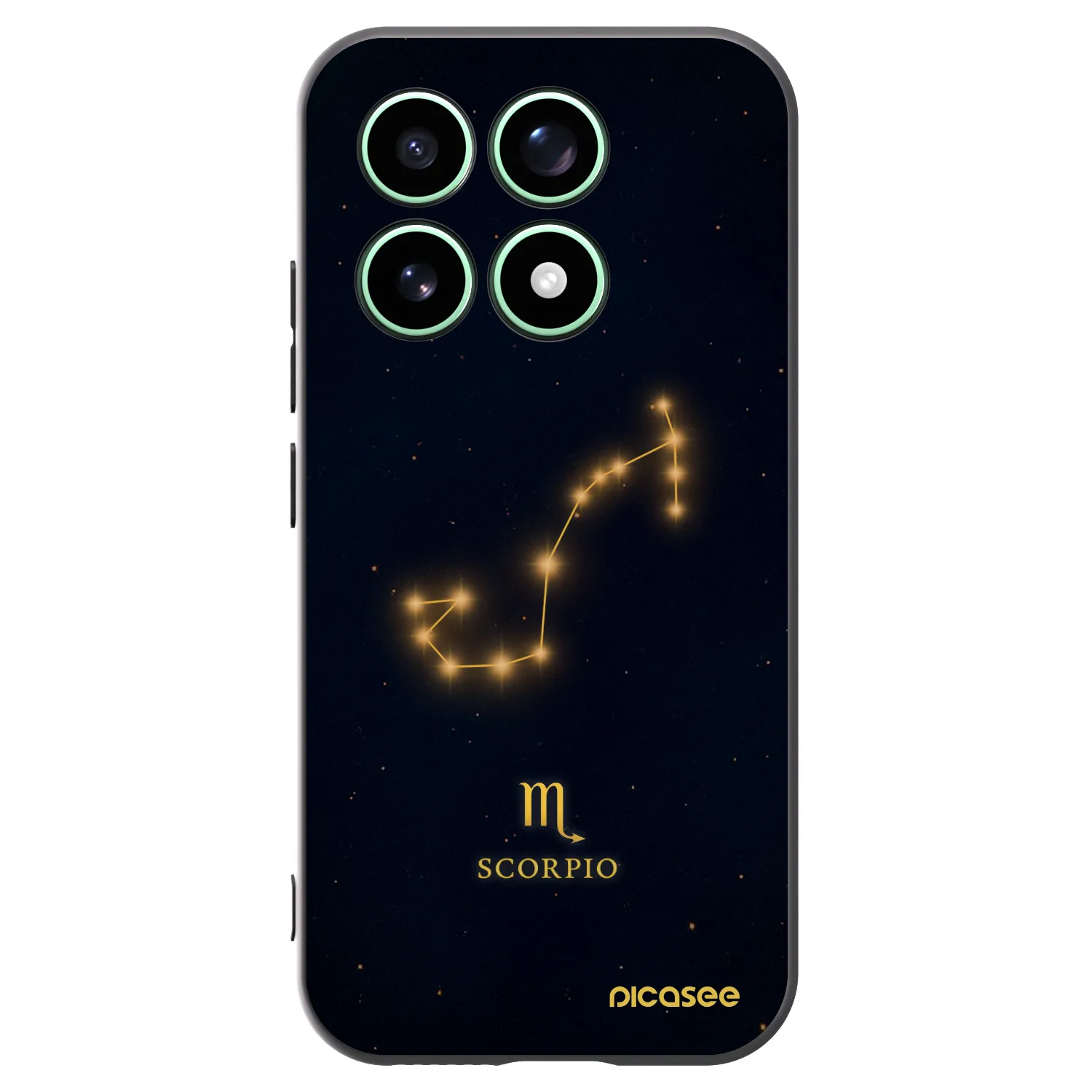 Picasee Xiaomi 17 Hülle - Schwarzes Silikon - SCORPIO