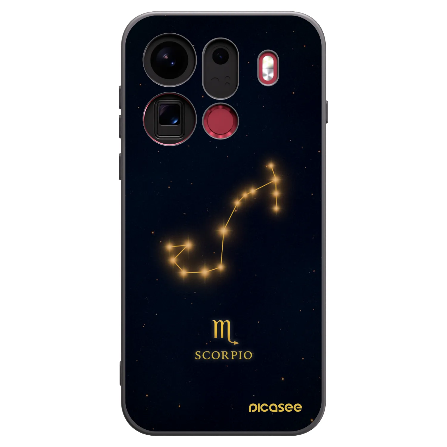 Picasee OPPO Find X9 Pro Hülle - Schwarzes Silikon - SCORPIO