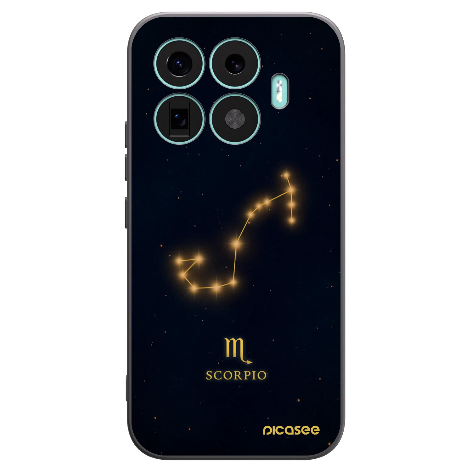 Picasee Xiaomi 17T Hülle - Schwarzes Silikon - SCORPIO