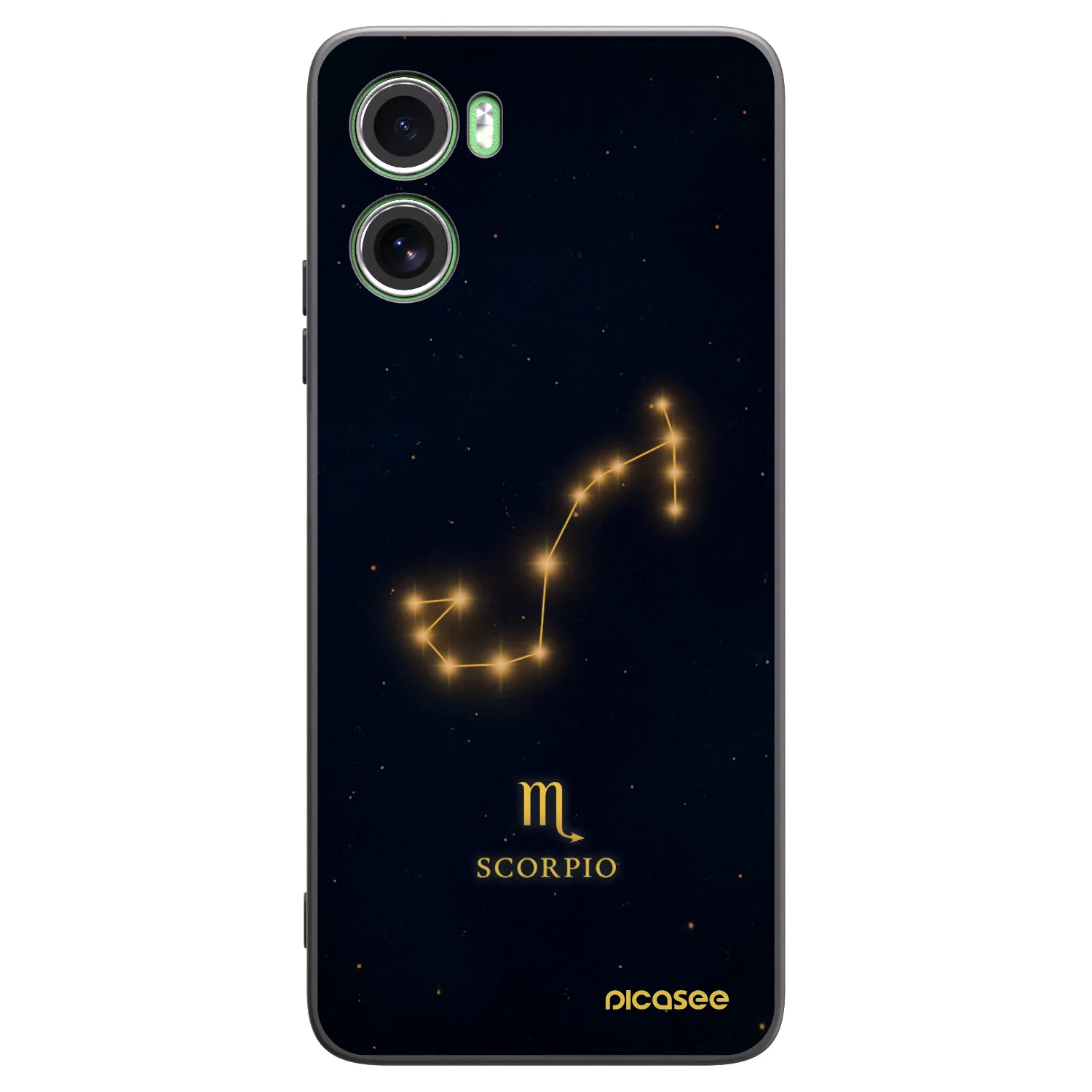 Picasee Motorola Moto G06 Hülle - Schwarzes Silikon - SCORPIO
