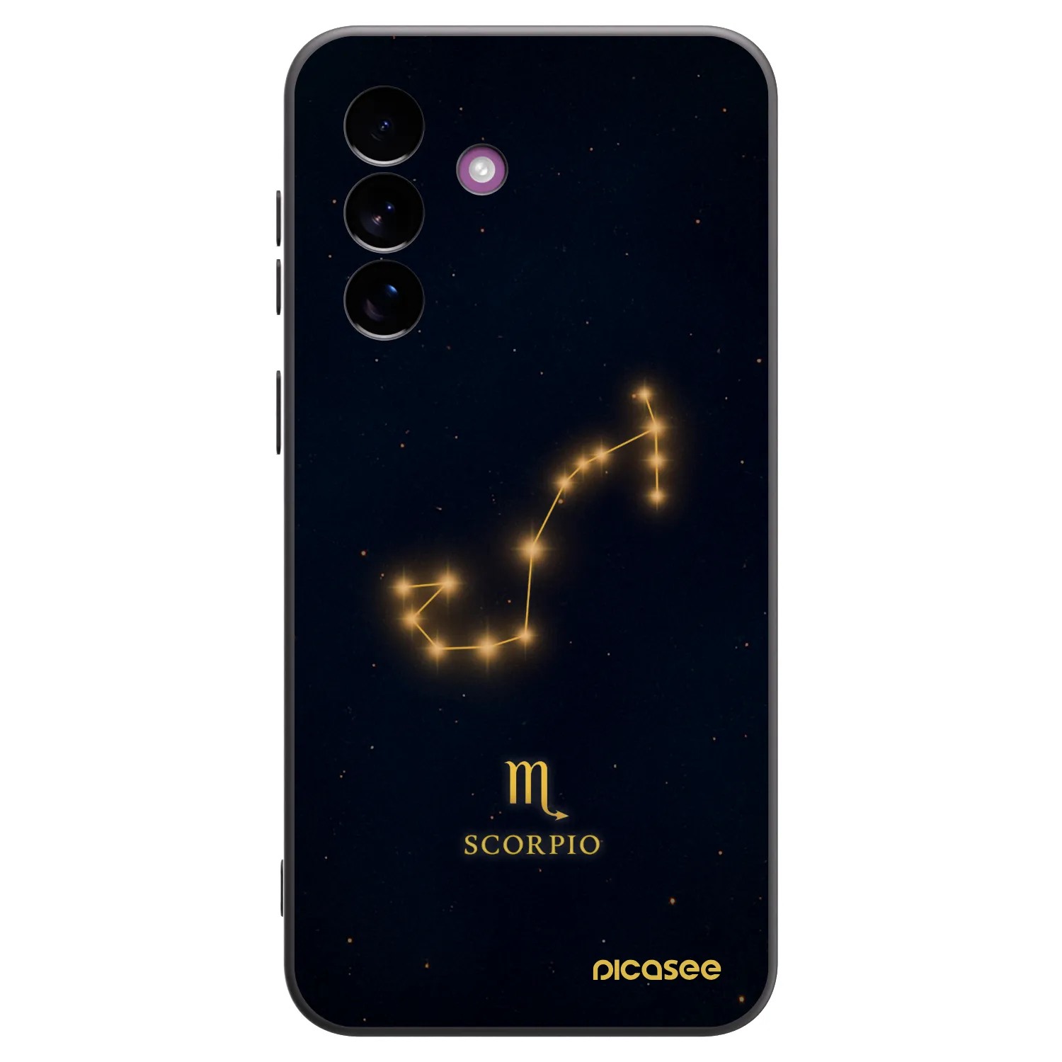 Picasee Samsung Galaxy A37 Hülle - Schwarzes Silikon - SCORPIO
