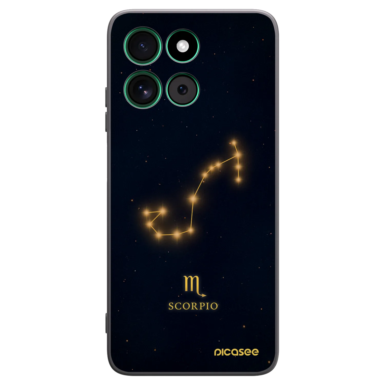 Picasee Motorola Moto G57 Power Hülle - Schwarzes Silikon - SCORPIO