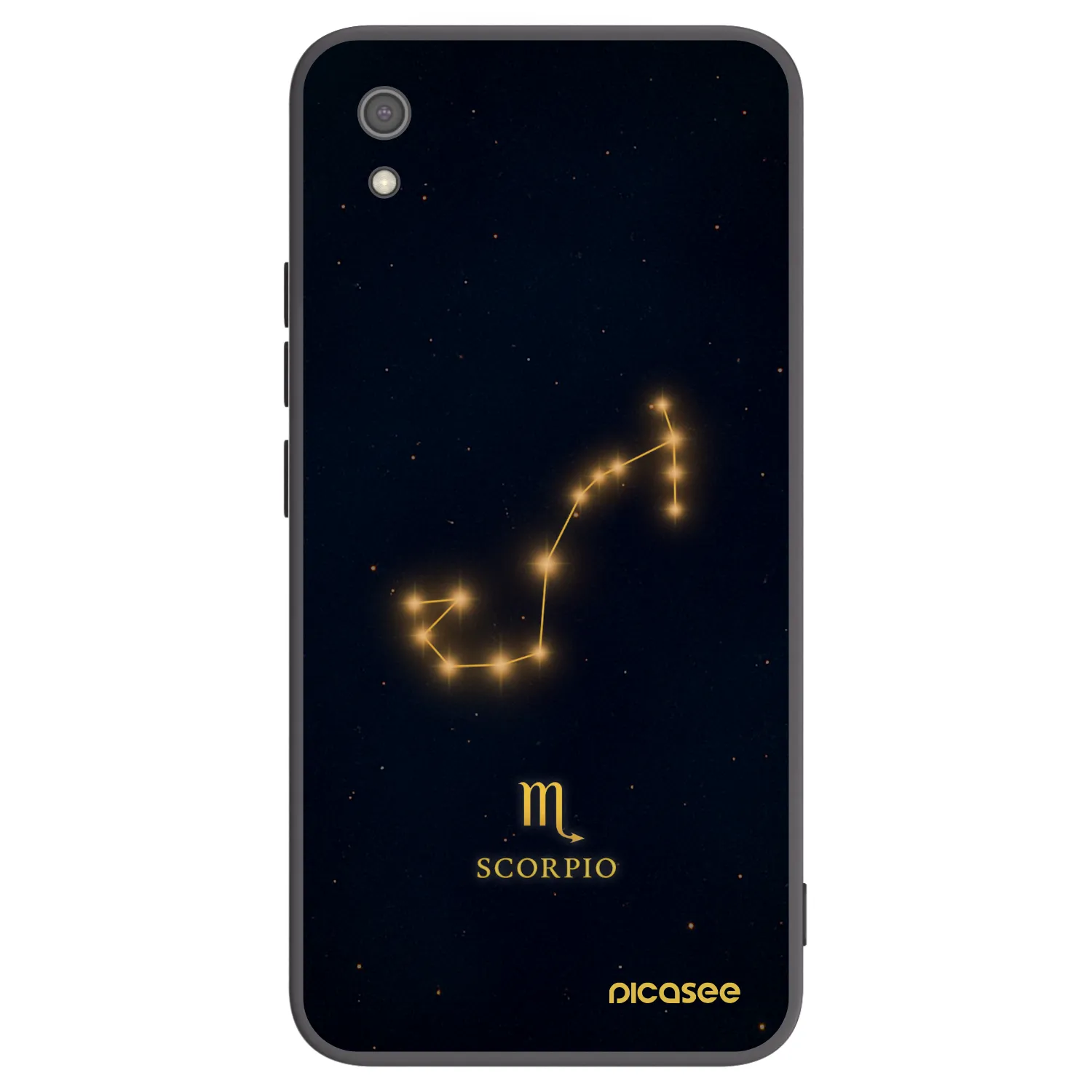 Picasee Xiaomi Redmi 7A Hülle - Schwarzes Silikon - SCORPIO