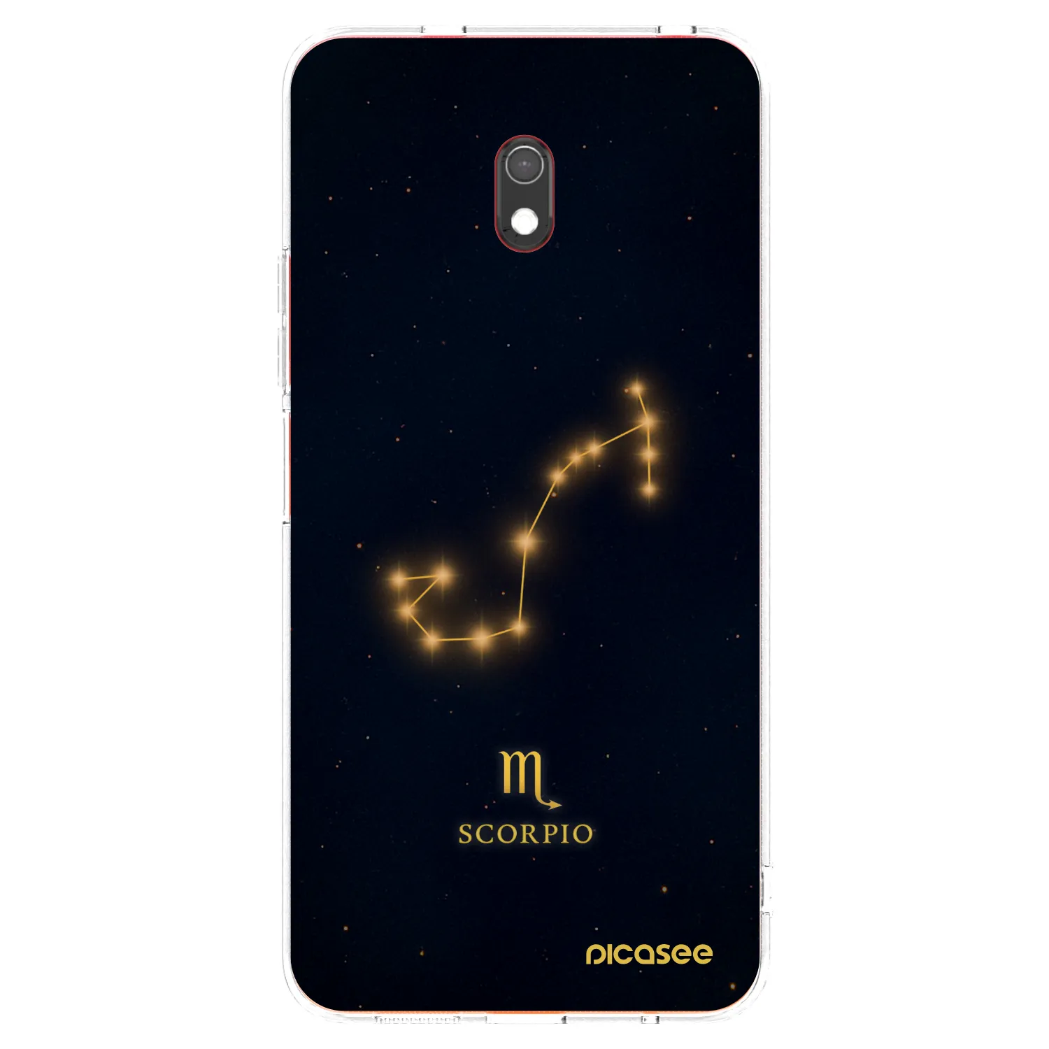 Picasee Xiaomi Redmi 8A Hülle - Transparentes Silikon - SCORPIO