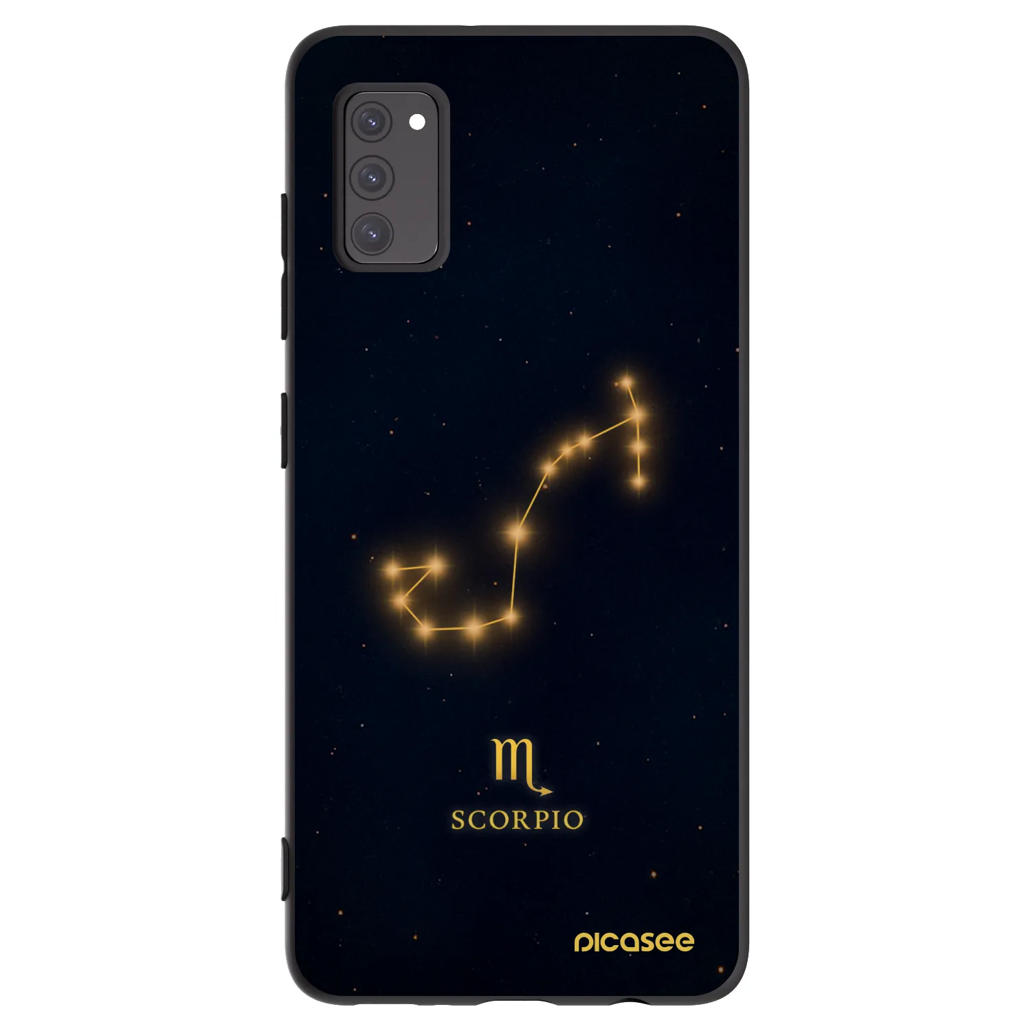 Picasee Samsung Galaxy A41 A415F Hülle - Schwarzes Silikon - SCORPIO