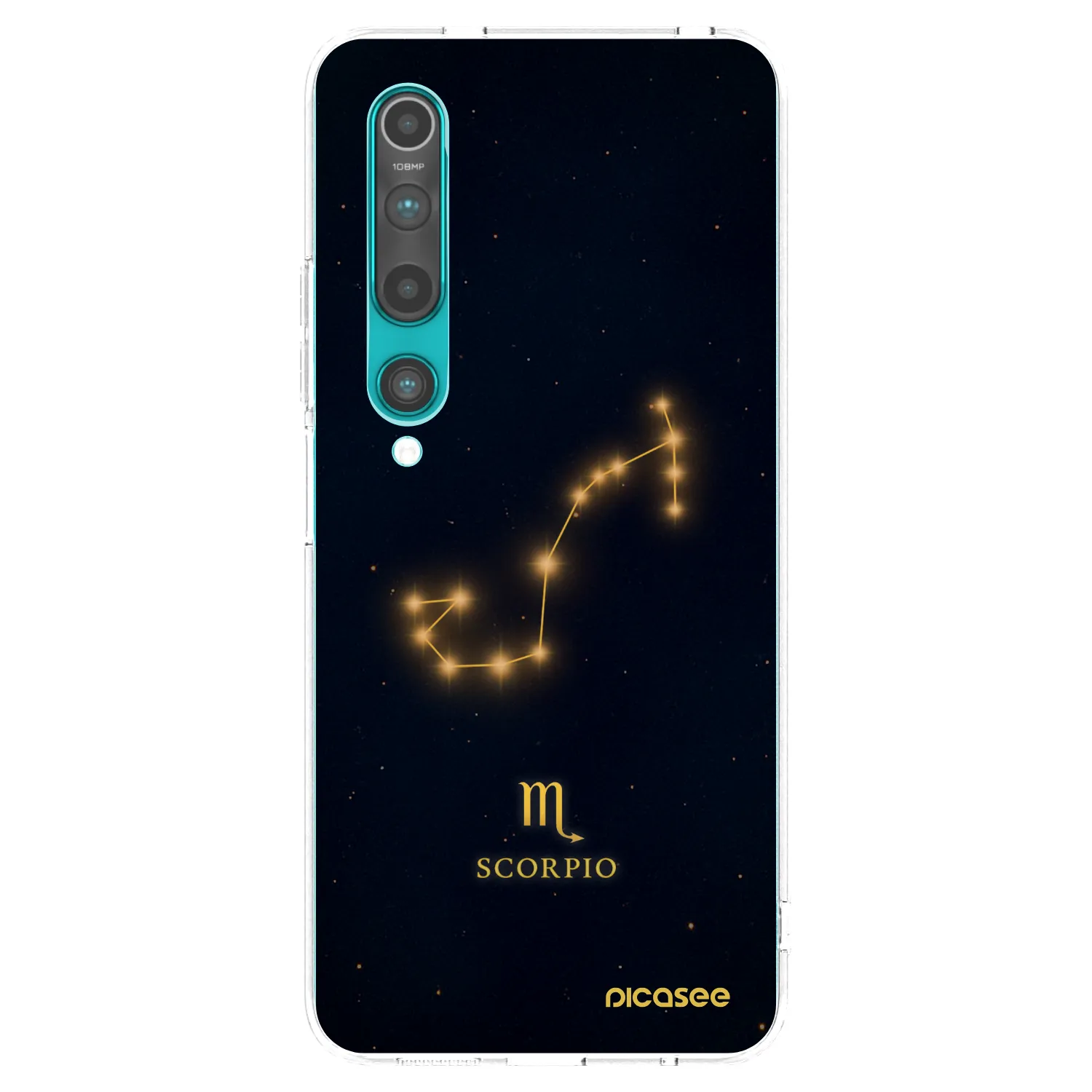 Picasee Xiaomi Mi 10 Hülle - Transparentes Silikon - SCORPIO