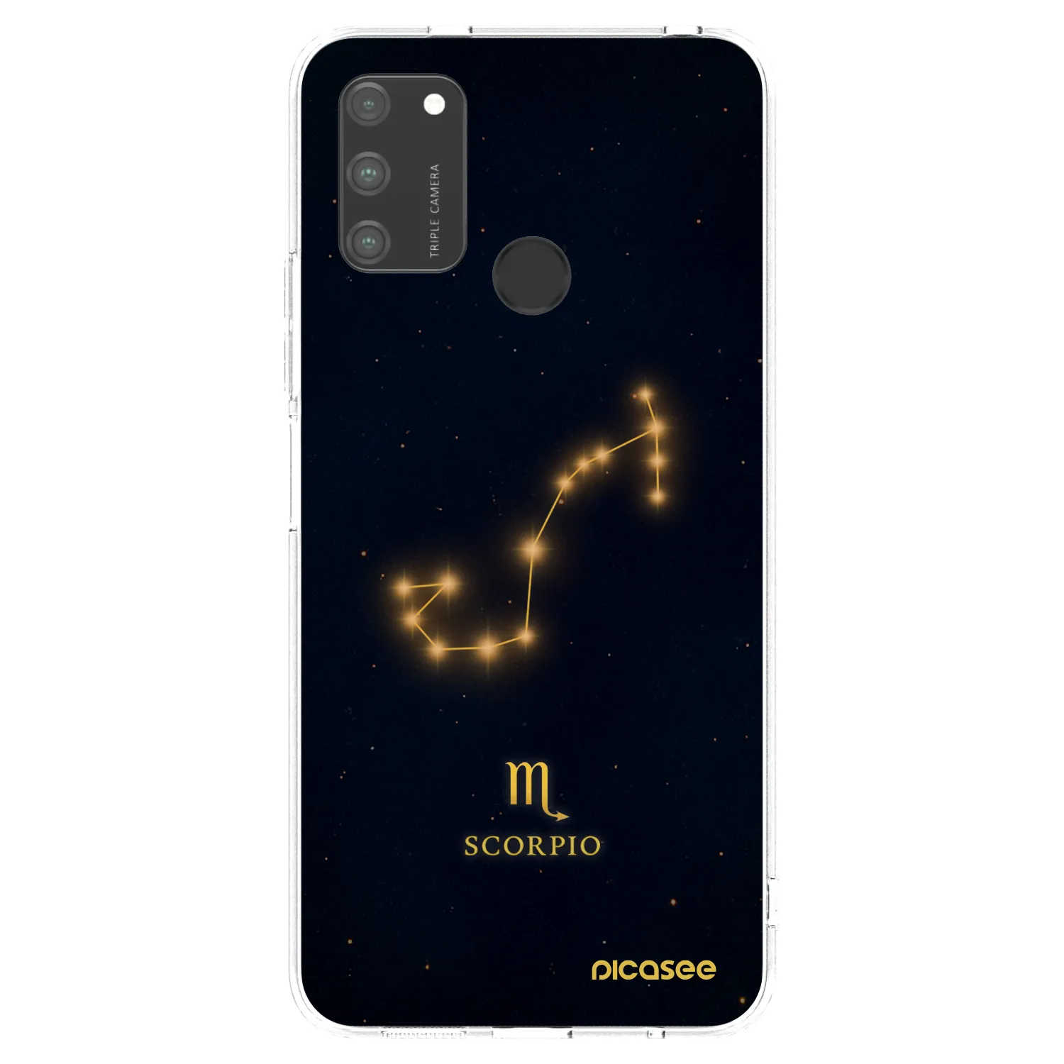 Picasee Honor 9A Hülle - Transparentes Silikon - SCORPIO