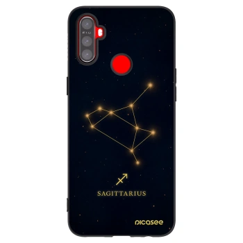 Picasee Realme 5 Hülle - Schwarzes Silikon - SAGITTARIUS