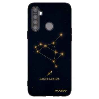 Picasee Realme 6i Hülle - Schwarzes Silikon - SAGITTARIUS