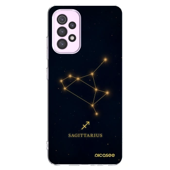 Picasee Samsung Galaxy A32 5G A326B Hülle - Transparentes Silikon - SAGITTARIUS