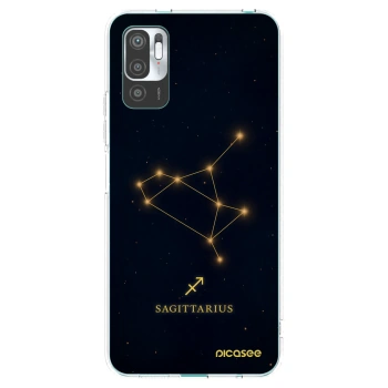 Picasee Xiaomi Redmi Note 10 5G Hülle - Transparentes Silikon - SAGITTARIUS