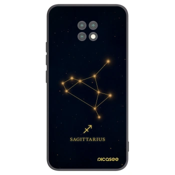 Picasee Xiaomi Redmi Note 9T Hülle - Schwarzes Silikon - SAGITTARIUS