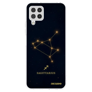 Picasee Samsung Galaxy A22 A225F 4G Hülle - Transparentes Silikon - SAGITTARIUS