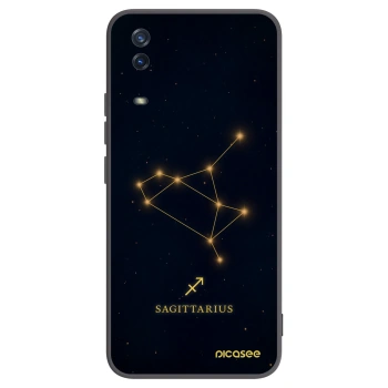 Picasee Vivo Y11s Hülle - Schwarzes Silikon - SAGITTARIUS