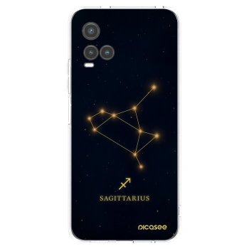 Picasee Vivo Y33s Hülle - Transparentes Silikon - SAGITTARIUS