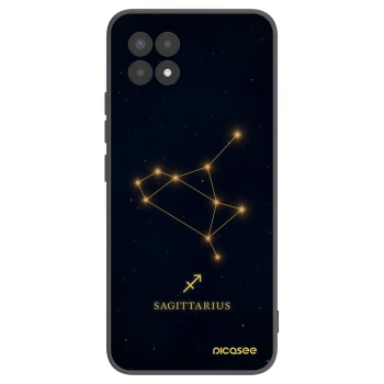 Picasee Realme 8i Hülle - Schwarzes Silikon - SAGITTARIUS