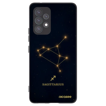 Picasee Samsung Galaxy A53 5G A536 Hülle - Schwarzes Silikon - SAGITTARIUS