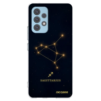 Picasee Samsung Galaxy A53 5G A536 Hülle - Transparentes Silikon - SAGITTARIUS