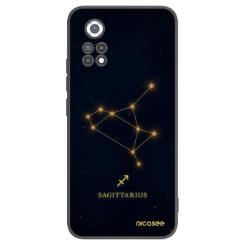 Picasee Xiaomi Poco X4 Pro 5G Hülle - Schwarzes Silikon - SAGITTARIUS