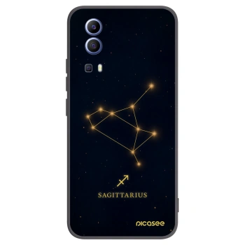 Picasee Vivo Y52 5G Hülle - Schwarzes Silikon - SAGITTARIUS