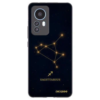 Picasee Xiaomi 12T Hülle - Schwarzes Silikon - SAGITTARIUS