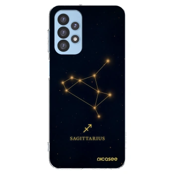 Picasee Samsung Galaxy A23 A235F 4G Hülle - Transparentes Silikon - SAGITTARIUS