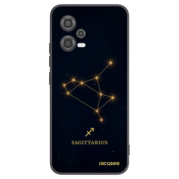 Picasee Xiaomi Poco X5 Hülle - Schwarzes Silikon - SAGITTARIUS