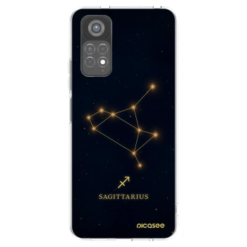 Picasee Xiaomi Redmi Note 11S 5G Hülle - Transparentes Silikon - SAGITTARIUS