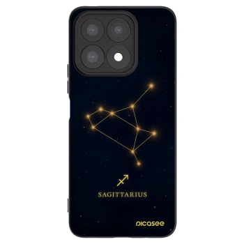 Picasee Honor X8a Hülle - Schwarzes Silikon - SAGITTARIUS