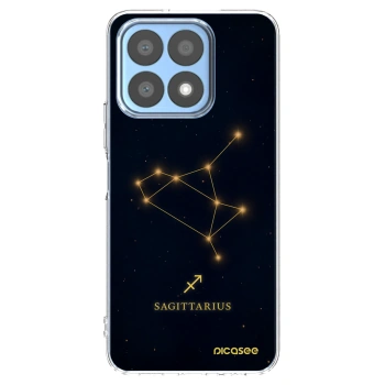 Picasee Honor X8a Hülle - Transparentes Silikon - SAGITTARIUS