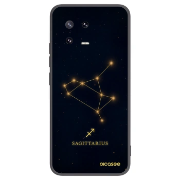Picasee Xiaomi 13 Pro Hülle - Schwarzes Silikon - SAGITTARIUS