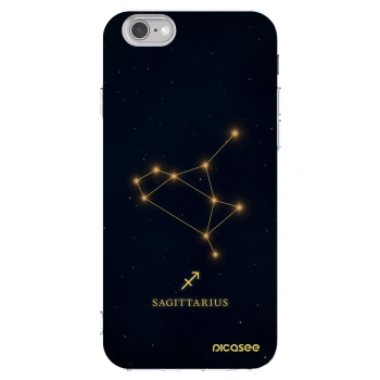 Picasee Apple iPhone 6/6S Hülle - Transparentes Silikon - SAGITTARIUS