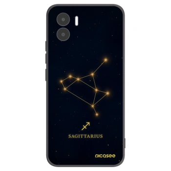 Picasee Xiaomi Redmi A2 Hülle - Schwarzes Silikon - SAGITTARIUS