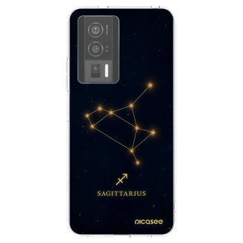 Picasee Xiaomi Poco F5 Pro 5G Hülle - Transparentes Silikon - SAGITTARIUS