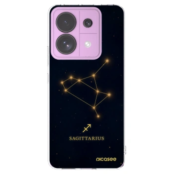 Picasee Xiaomi Redmi Note 13 Pro 5G Hülle - Transparentes Silikon - SAGITTARIUS