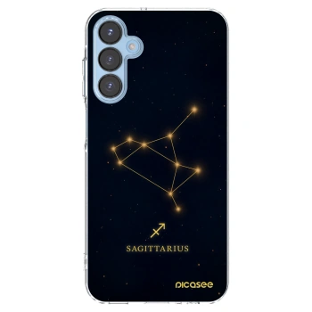 Picasee Samsung Galaxy A15 A156B 5G Hülle - Transparentes Silikon - SAGITTARIUS