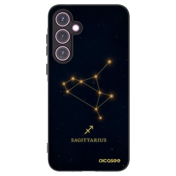 Picasee Samsung Galaxy A35 5G A356B Hülle - Schwarzes Silikon - SAGITTARIUS