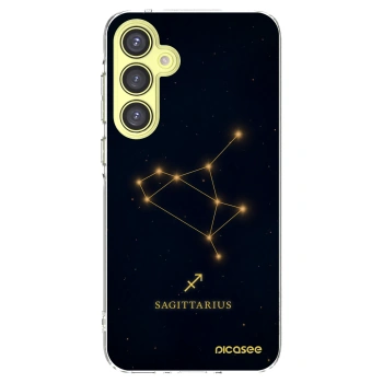 Picasee Samsung Galaxy A35 5G A356B Hülle - Transparentes Silikon - SAGITTARIUS