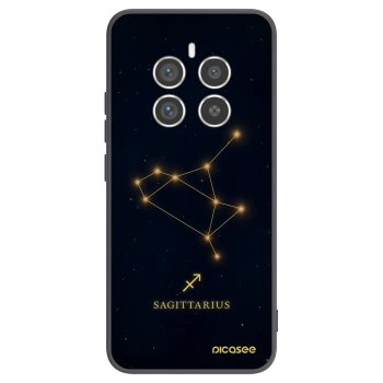 Picasee Realme 12 Pro 5G Hülle - Schwarzes Silikon - SAGITTARIUS