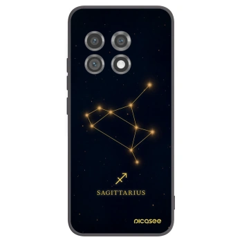 Picasee OnePlus 11 5G Hülle - Schwarzes Silikon - SAGITTARIUS