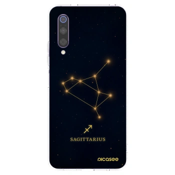 Picasee Xiaomi Mi 9 Hülle - Transparentes Silikon - SAGITTARIUS
