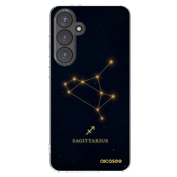 Picasee Samsung Galaxy S24 FE S721B Hülle - Transparentes Silikon - SAGITTARIUS