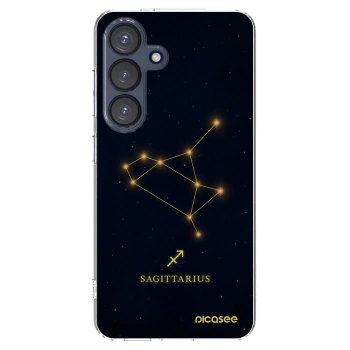 Picasee Samsung Galaxy S25 5G Hülle - Transparentes Silikon - SAGITTARIUS