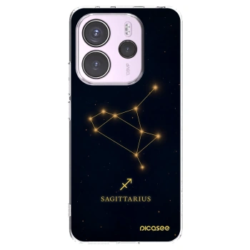 Picasee Xiaomi Redmi Note 14 4G Hülle - Transparentes Silikon - SAGITTARIUS